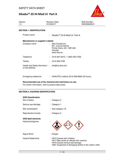 sikadur 35 product data sheet